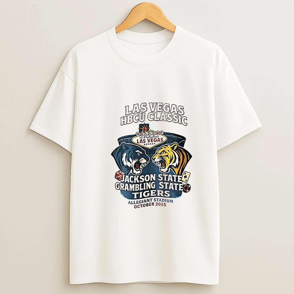 Las Vegas Hbcu Classic Jsu Vs Grambling Allegiant Stadium October 2025 Tshirt Hoodie