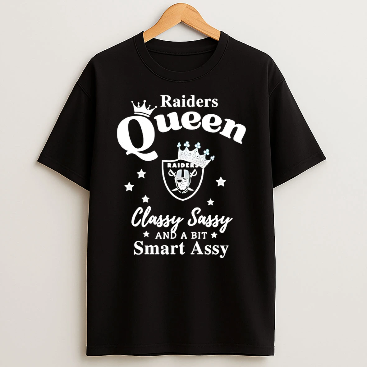 Las Vegas Raiders Queen Classy Sassy And A Bit Smart Assy Nfl Tshirt Hoodie