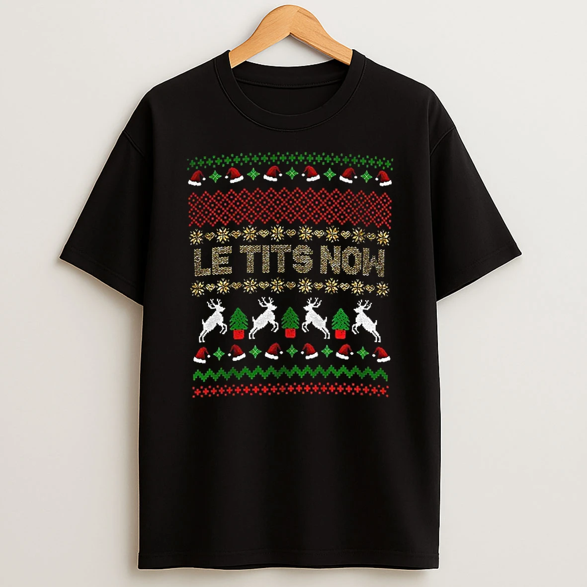 Le Tits Now Merry Christmas Tshirt Hoodie