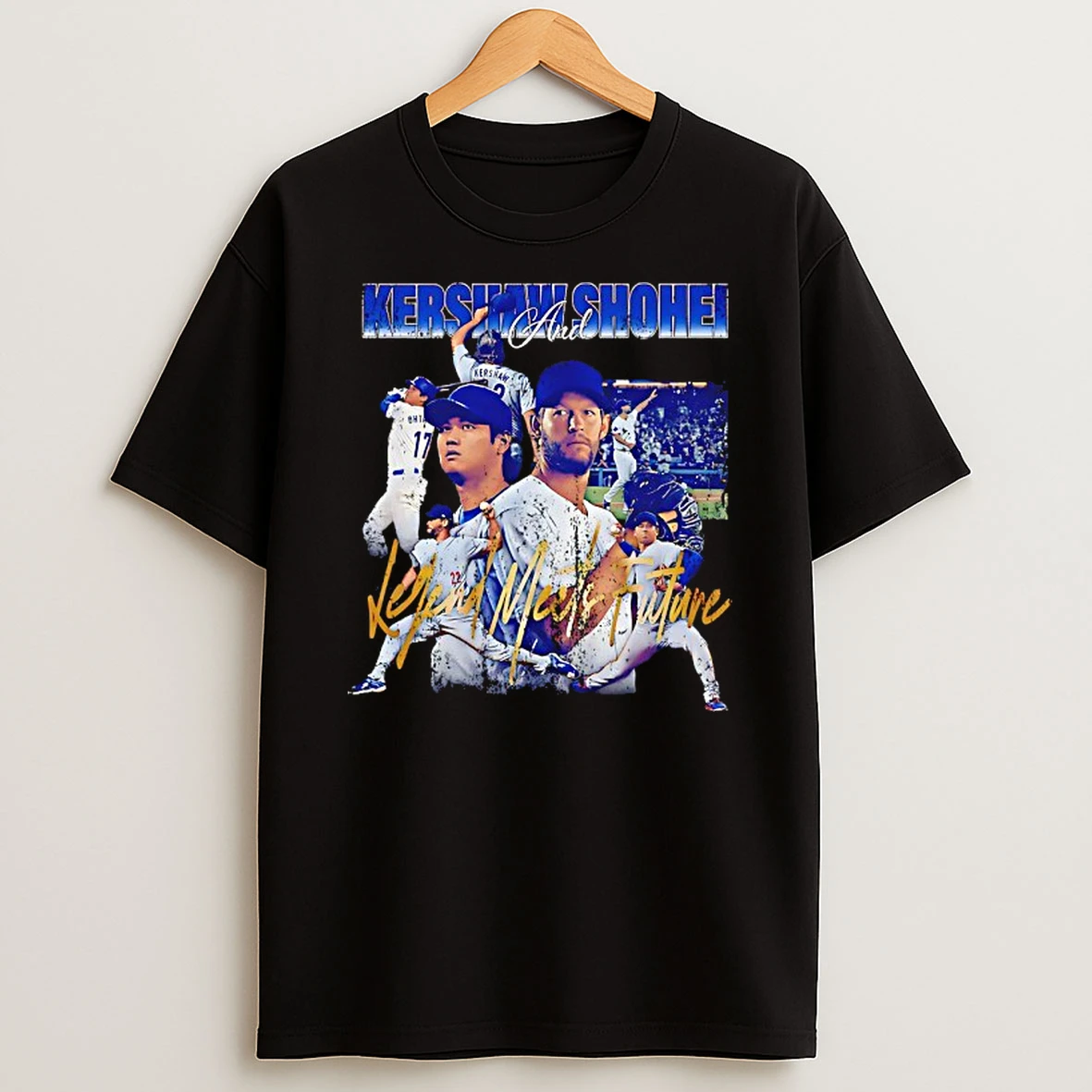 Legend Meets Future Shohei Ohtani And Clayton Kershaw Los Angeles Dodgers Vintage Tshirt Hoodie