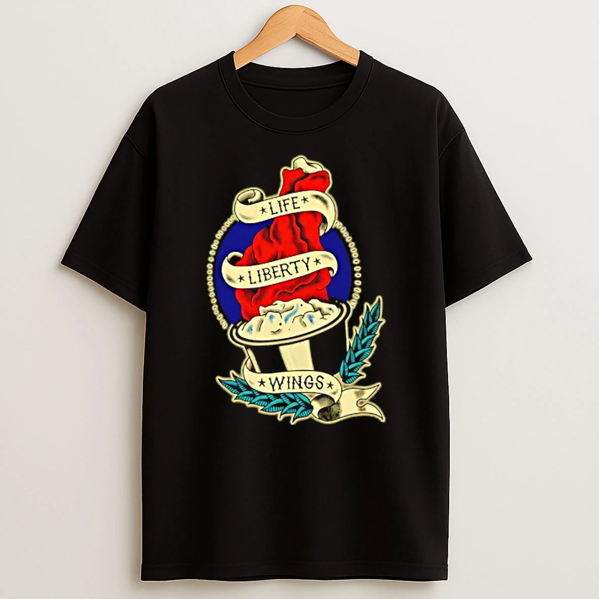 Life Liberty Wings Tshirt Hoodie