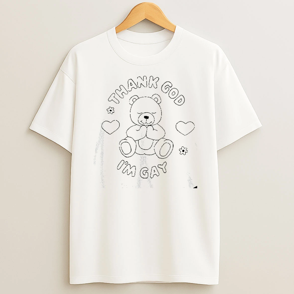 Lili Teinhart Thank God Im Gay Bear Tshirt Hoodie