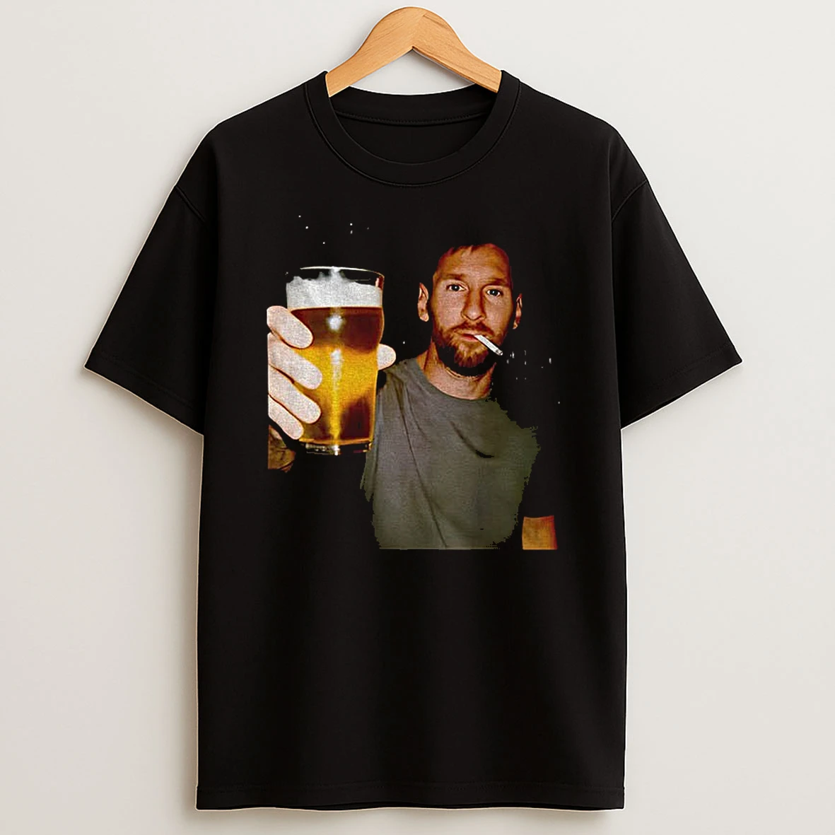 Lionel Messi Beer Graphic Tshirt Hoodie