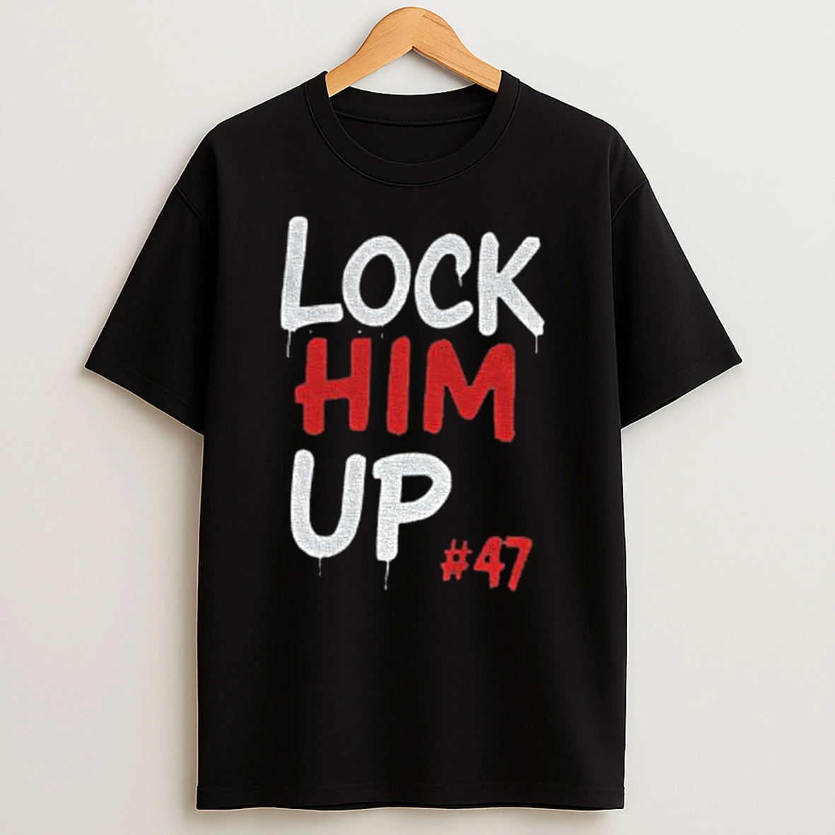 Lock Him Up 47 Anti Trump Tshirt Hoodie