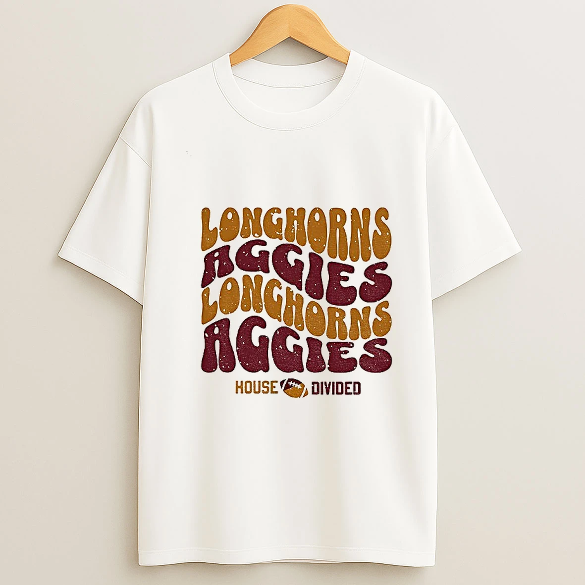 Longhorns Aggies House Divided Lone Star Showdown Rivalry Revival Tshirt Hoodie