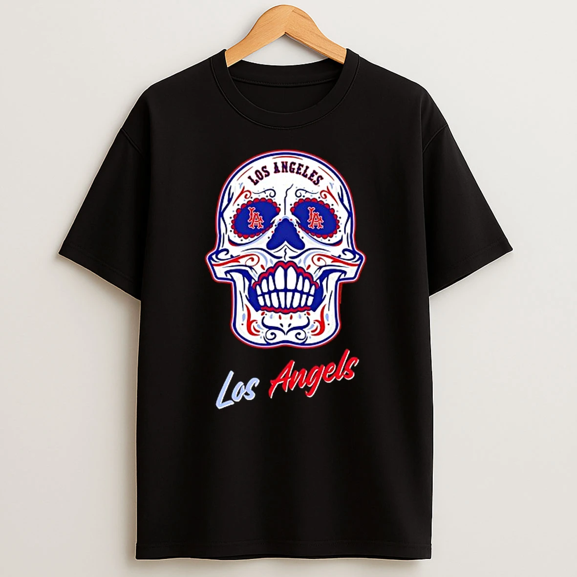 Los Angeles Angels X Sugar Skull Los Angels Tshirt Hoodie
