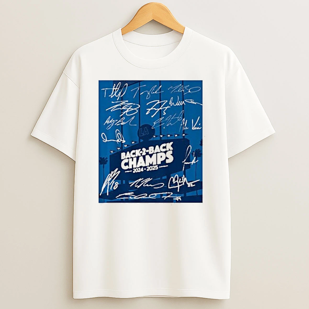Los Angeles Baseball Back To Back Champs Tshirt Hoodie