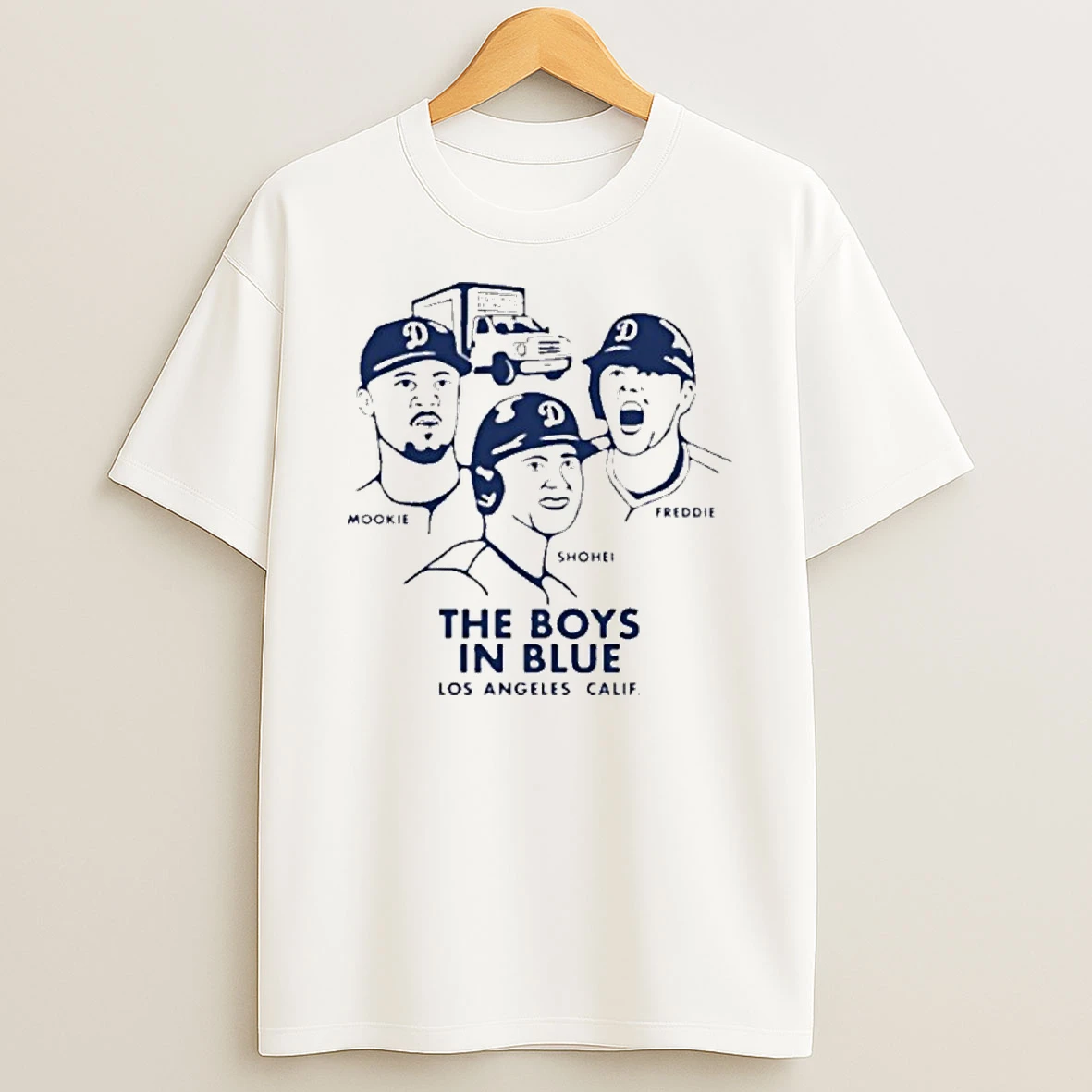 Los Angeles Dodegrs The Boys In Blue Tshirt Hoodie
