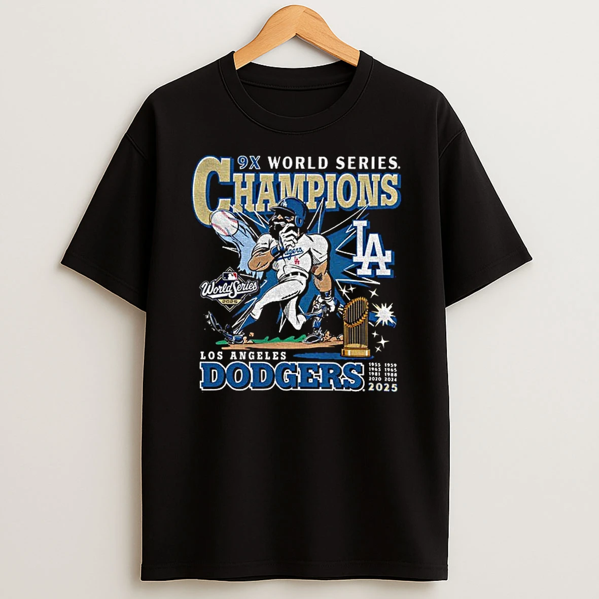 Los Angeles Dodgers 2024 2025 Back To Back Ring Tshirt Hoodie