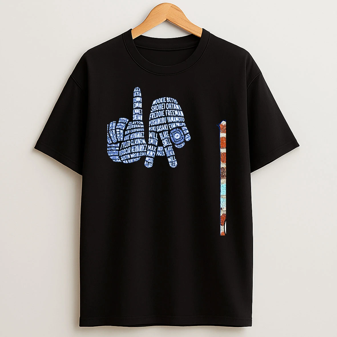 Los Angeles Dodgers 2025 Champs World Series Hands Up Blue Tshirt Hoodie
