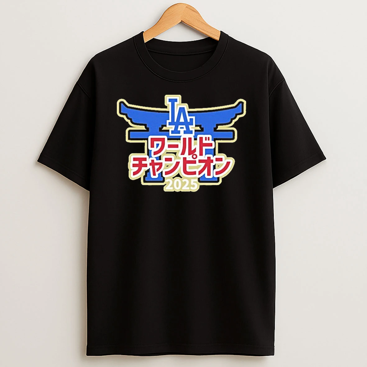 Los Angeles Dodgers 2025 World Series Champions Japanese Characters Tshirt Hoodie