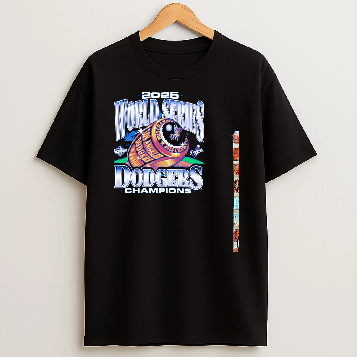 Los Angeles Dodgers 2025 World Series Champions Ring Vintage Blue Tshirt Hoodie