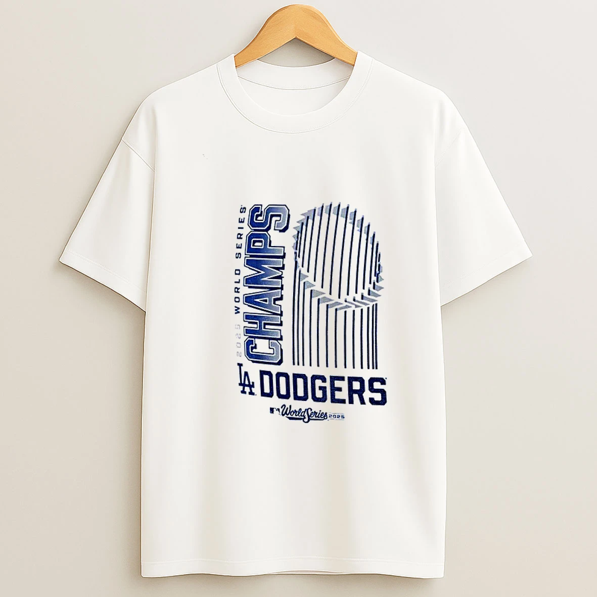 Los Angeles Dodgers 2025 World Series Champions Trophy Tshirt Hoodie