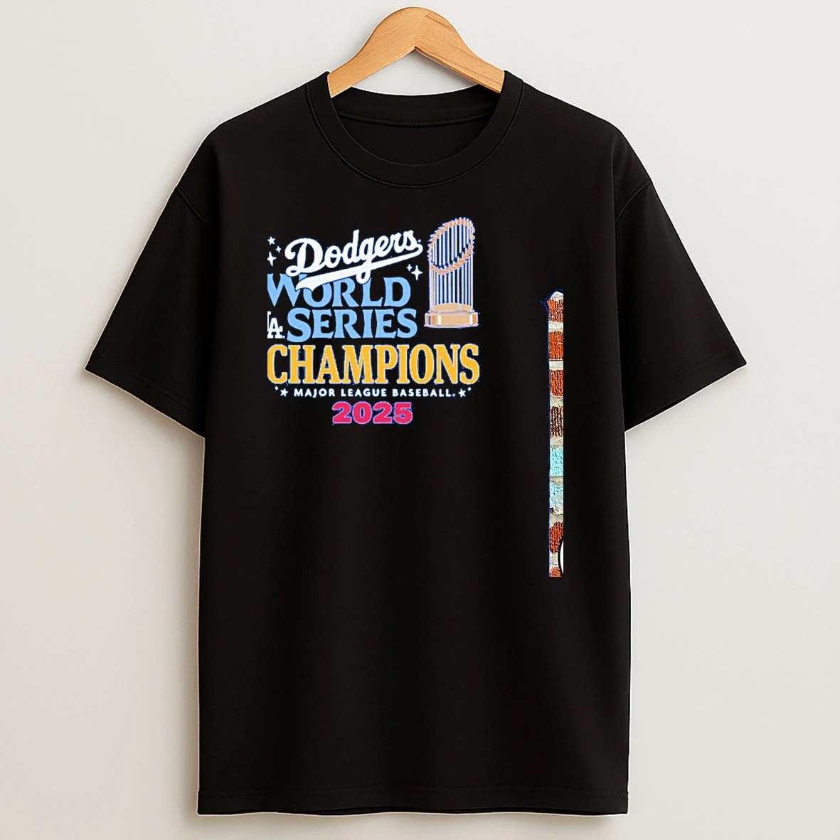 Los Angeles Dodgers 2025 World Series Champions Trophy Vintage Blue Tshirt Hoodie