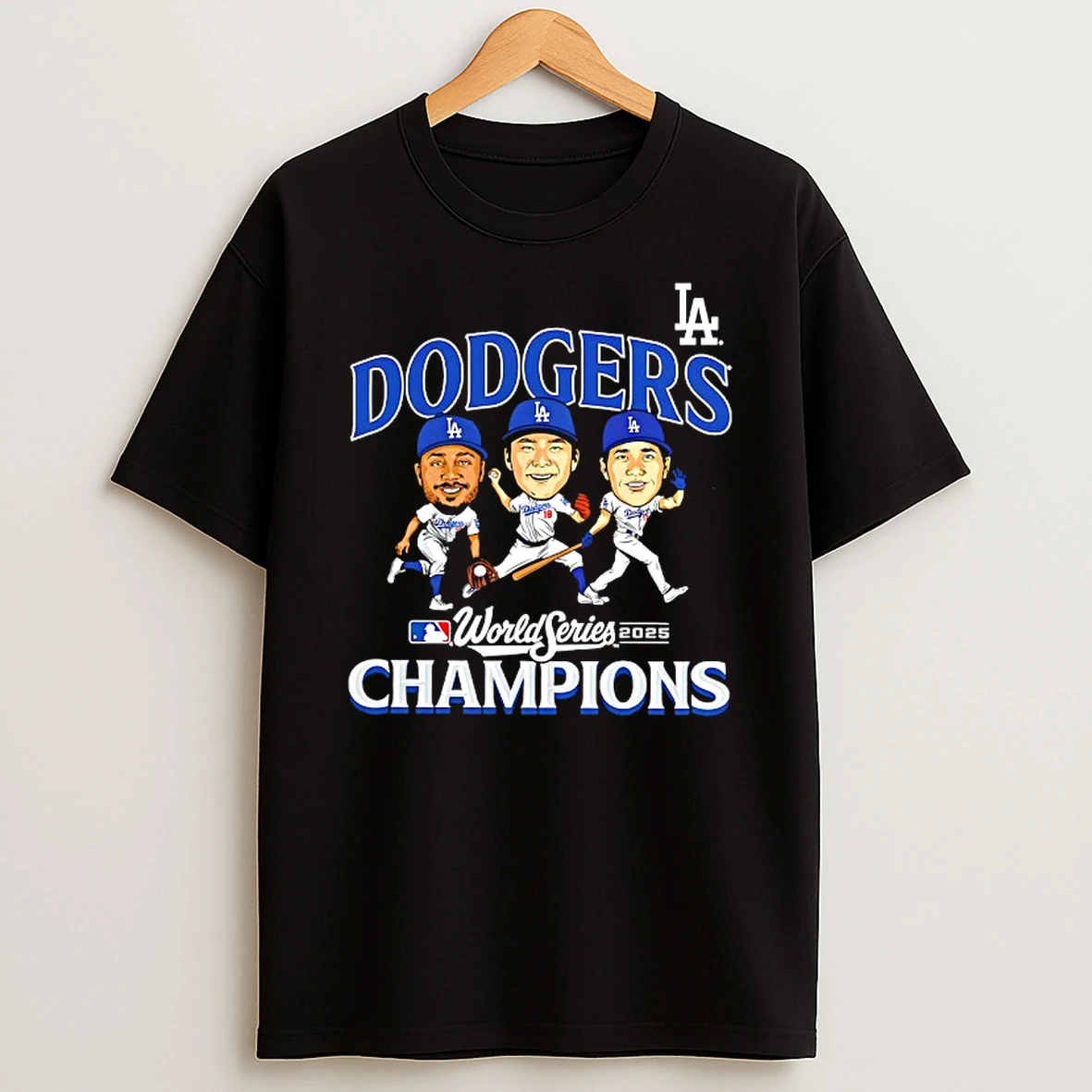 Los Angeles Dodgers 2025 World Series Champions Caricatures Tshirt Hoodie