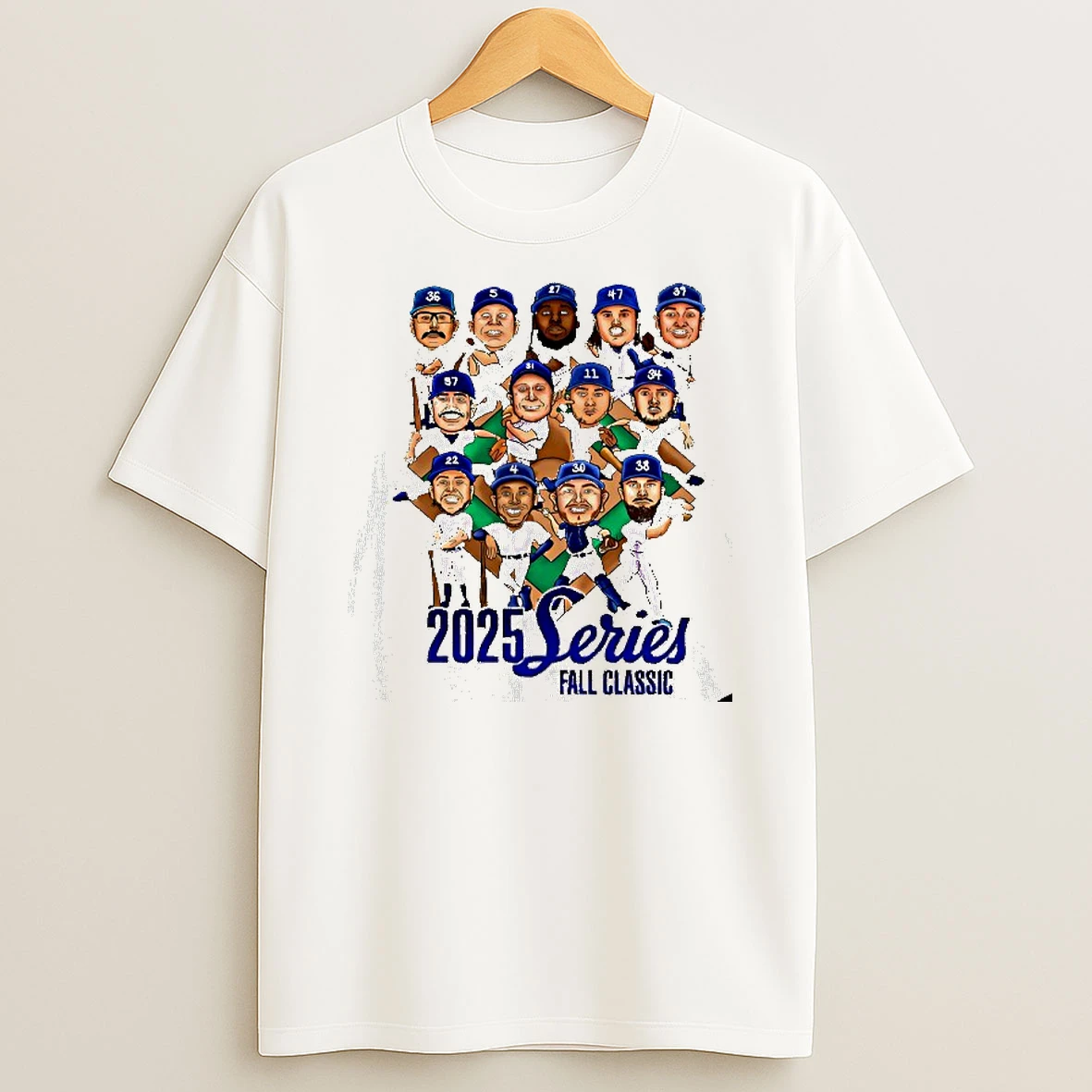 Los Angeles Dodgers 2025 World Series Fall Classic Caricature Tshirt Hoodie