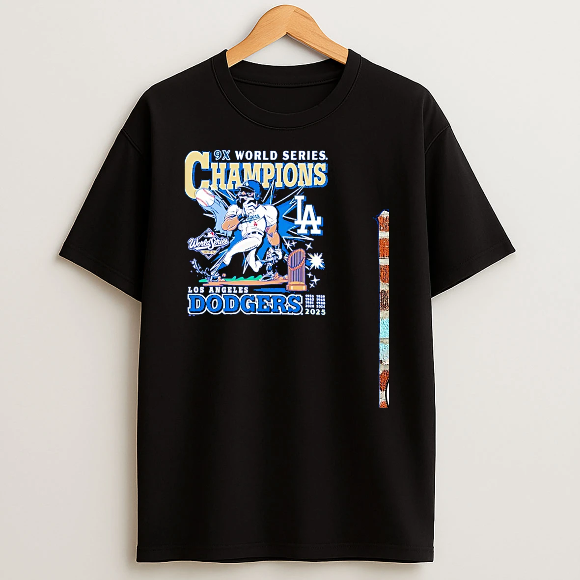 Los Angeles Dodgers 9x World Series Champions Blue Tshirt Hoodie