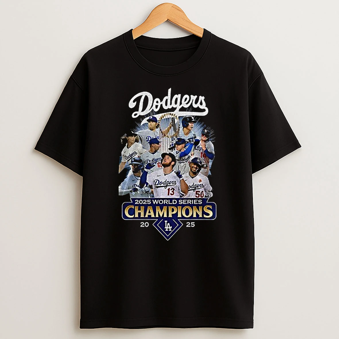 Los Angeles Dodgers All Team 2025 World Series Champions Cup Mlb Graphic Tshirt Hoodie