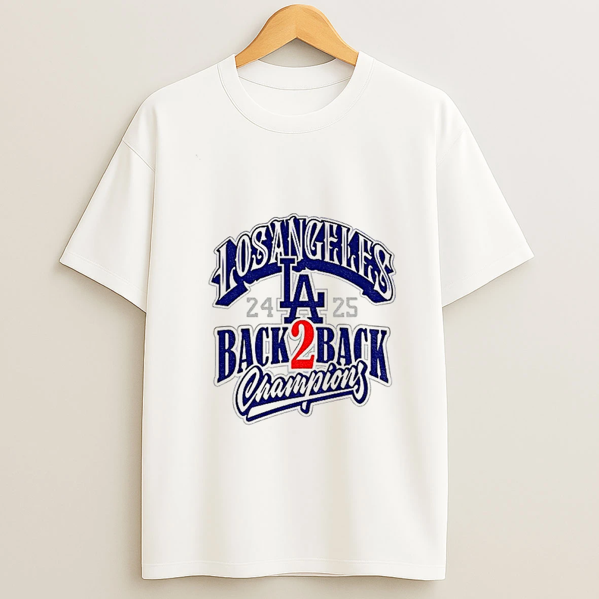 Los Angeles Dodgers Back 2 Back Dodgers 2024 2025 World Series Champions Tshirt Hoodie
