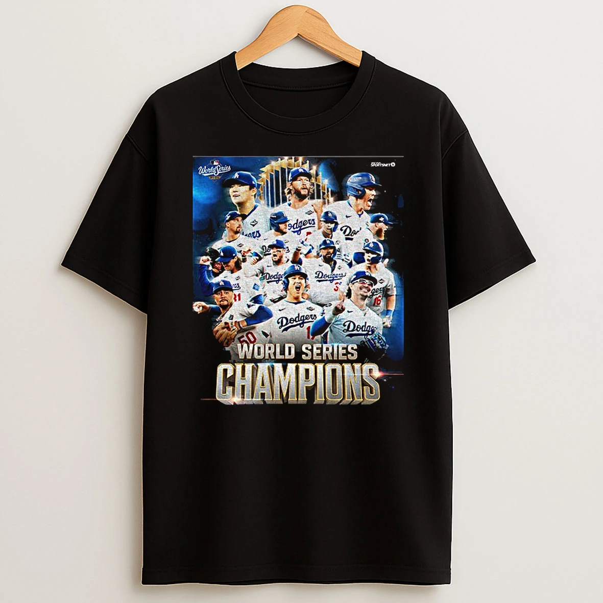 Los Angeles Dodgers Baseball 2025 Champs World Series Graphic Vintage Tshirt Hoodie