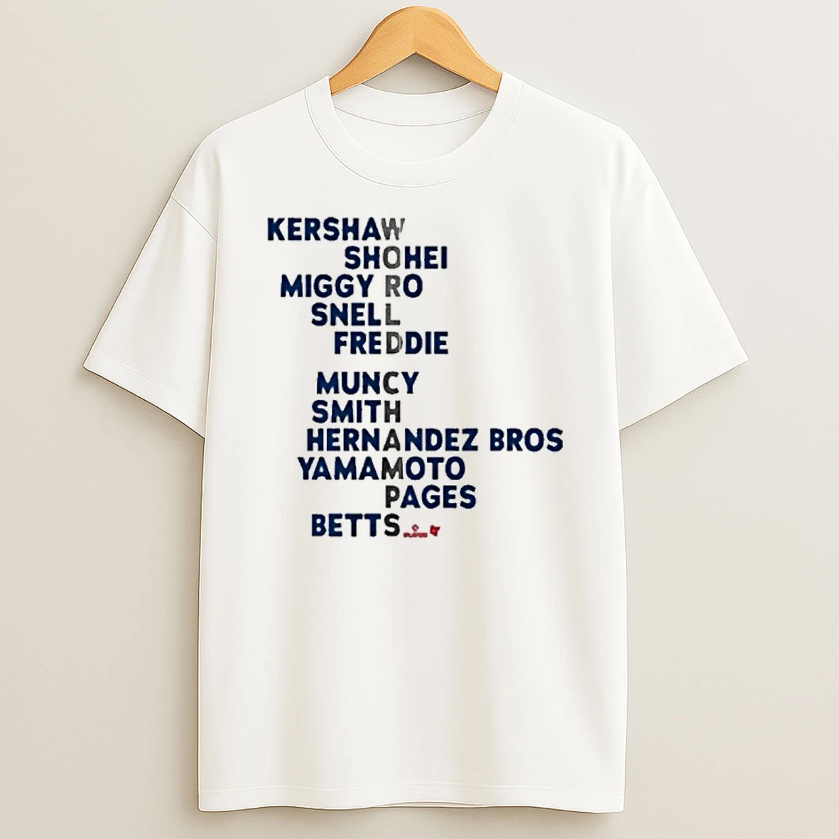Los Angeles Dodgers Baseball 2025 World Champs Acrostic Kershaw Shohei Miggy Ro Snell Freddie Muncy Smith Hernandez Bros Yamamoto Pages And Betts Tshirt Hoodie