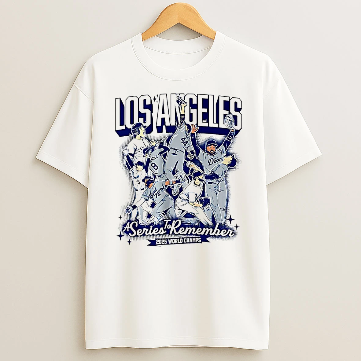 Los Angeles Dodgers Baseball A Series To Remember 2025 World Series Circle Tshirt Hoodie
