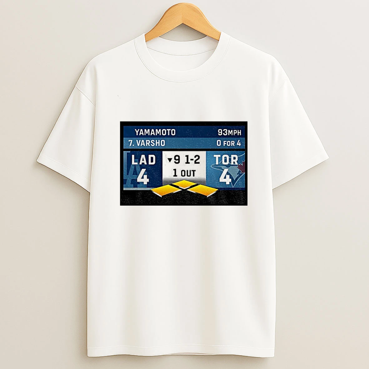 Los Angeles Dodgers Bottom Of The 9th Lad 4 4 Tor Tshirt Hoodie