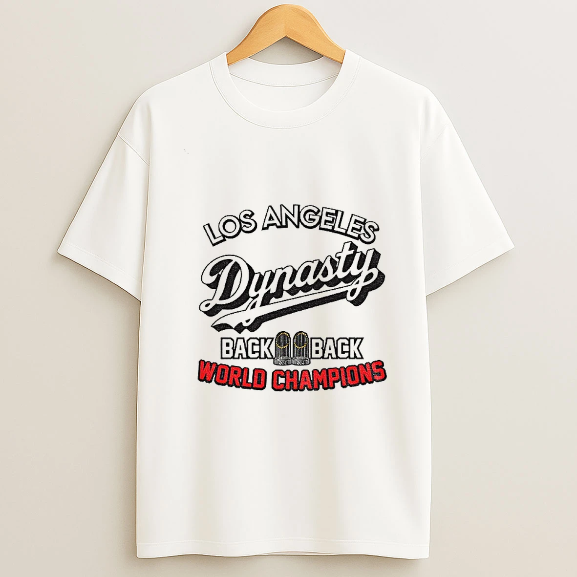 Los Angeles Dodgers Dynasty Mlb Baseball Back 2 Back World Champions 1955 2025 Tshirt Hoodie