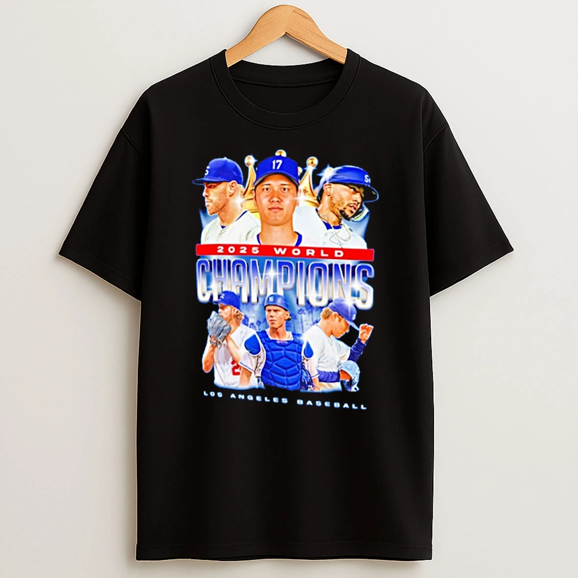 Los Angeles Dodgers Shohei Ohtani Baseball Players 2025 World Champions Series Tshirt Hoodie