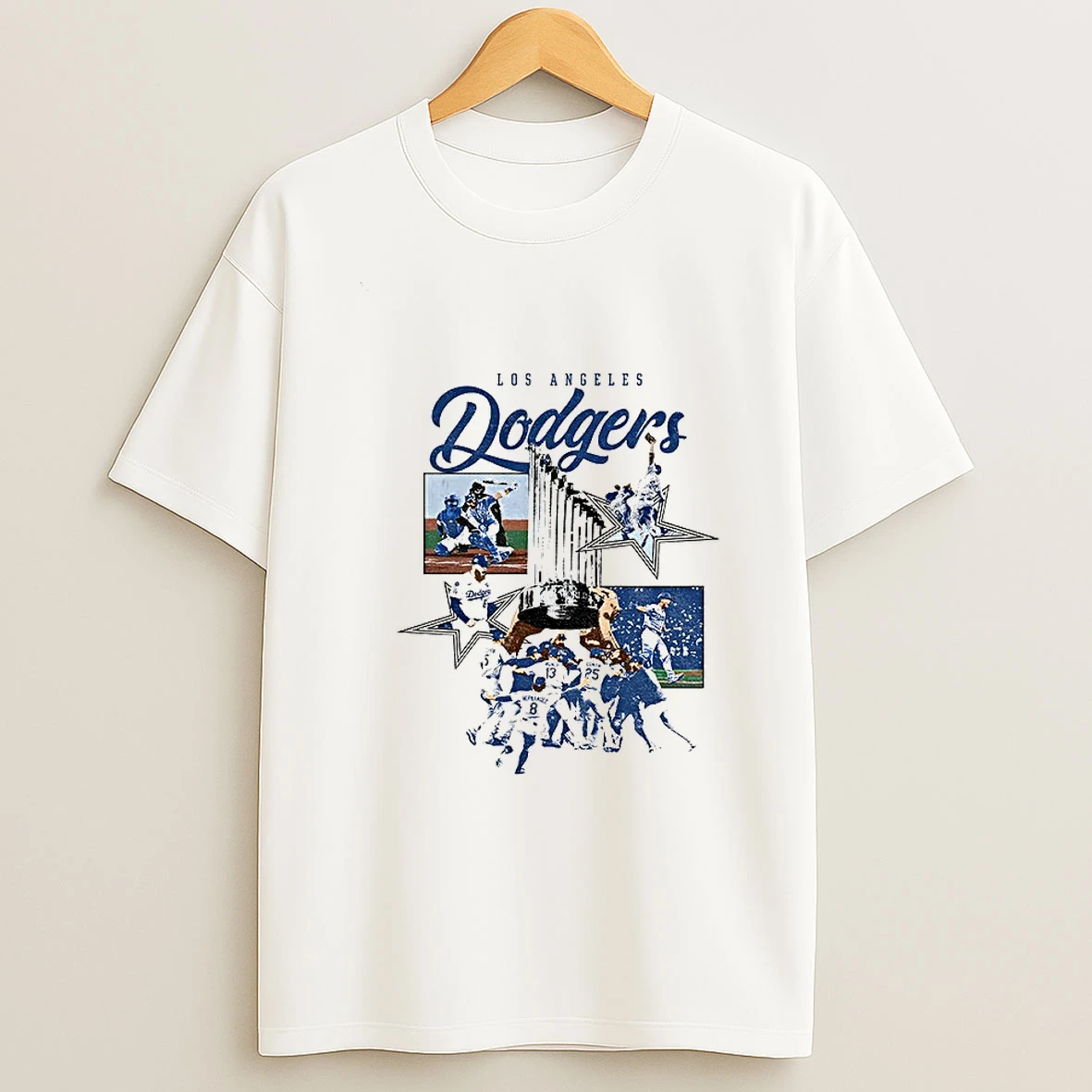 Los Angeles Dodgers Trophy World Series Champions 2025 Mlb Baseball Tshirt Hoodie