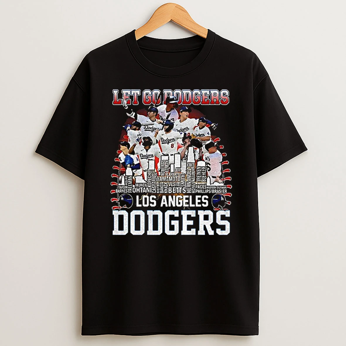 Los Angeles Dodgers World Series Let Go Dodgers Mlb Tshirt Hoodie