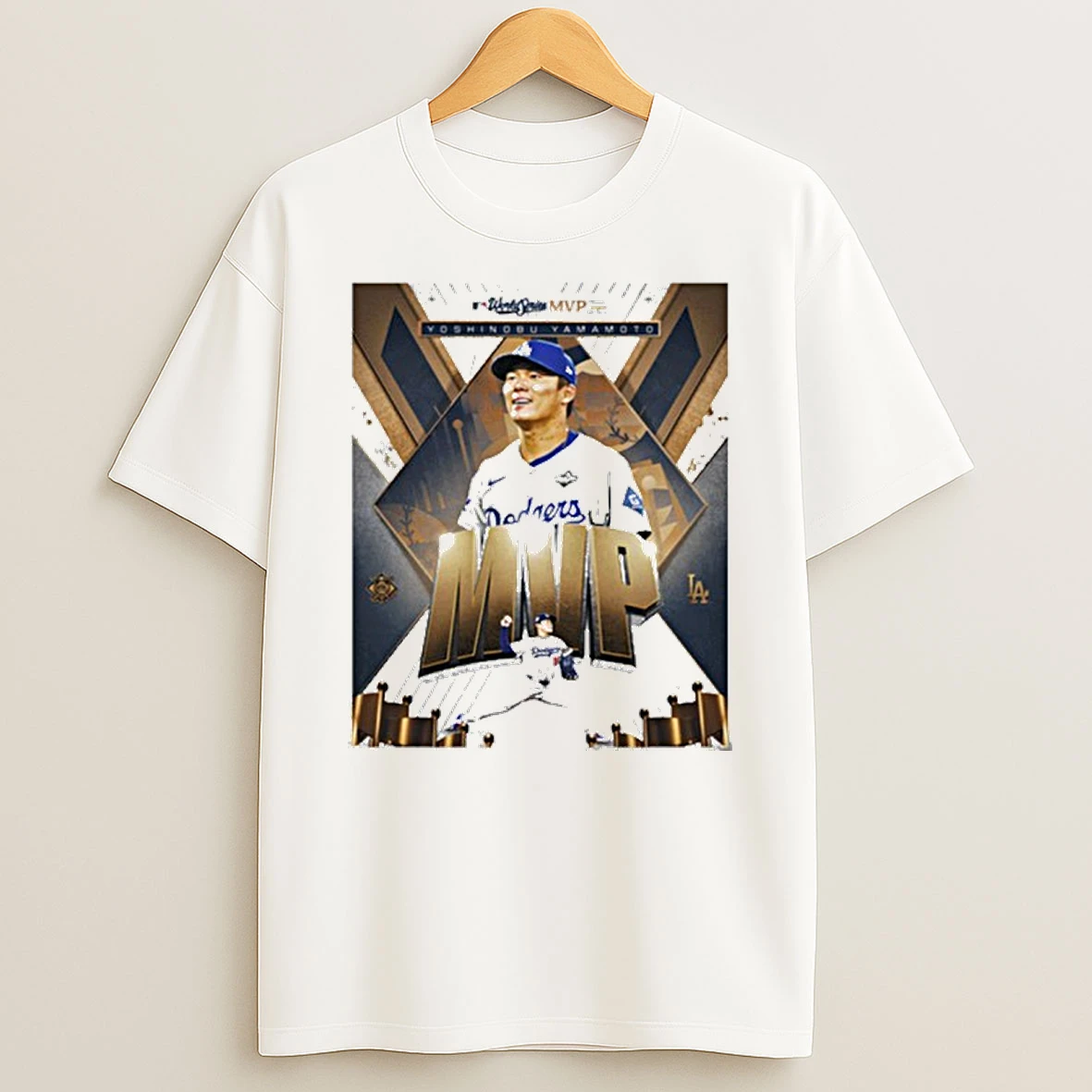 Los Angeles Dodgers Yoshinobu Yamamoto 2025 World Series Mvp Tshirt Hoodie
