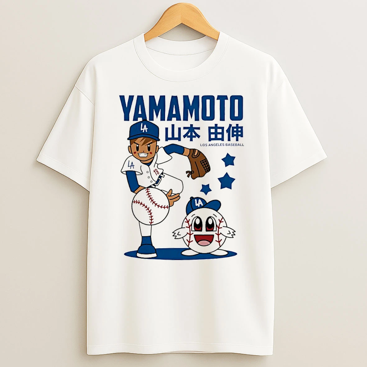 Los Angeles Dodgers Yoshinobu Yamamoto Superstar Cartoon Circle Tshirt Hoodie