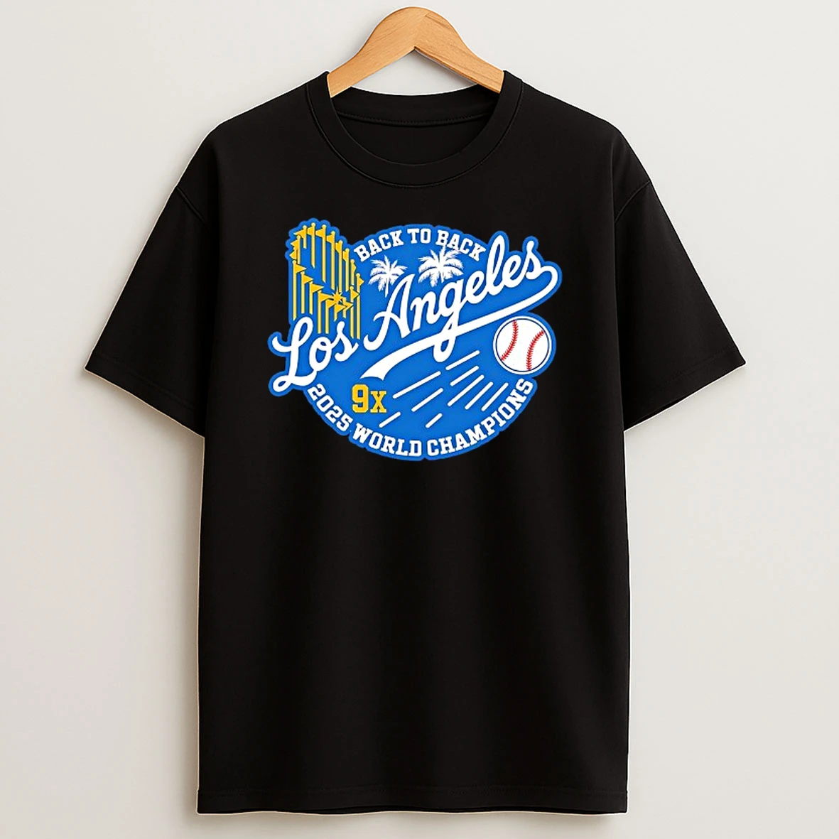 Los Angeles Dodgers Back To Back 2025 World Series Champions 9x Tshirt Hoodie