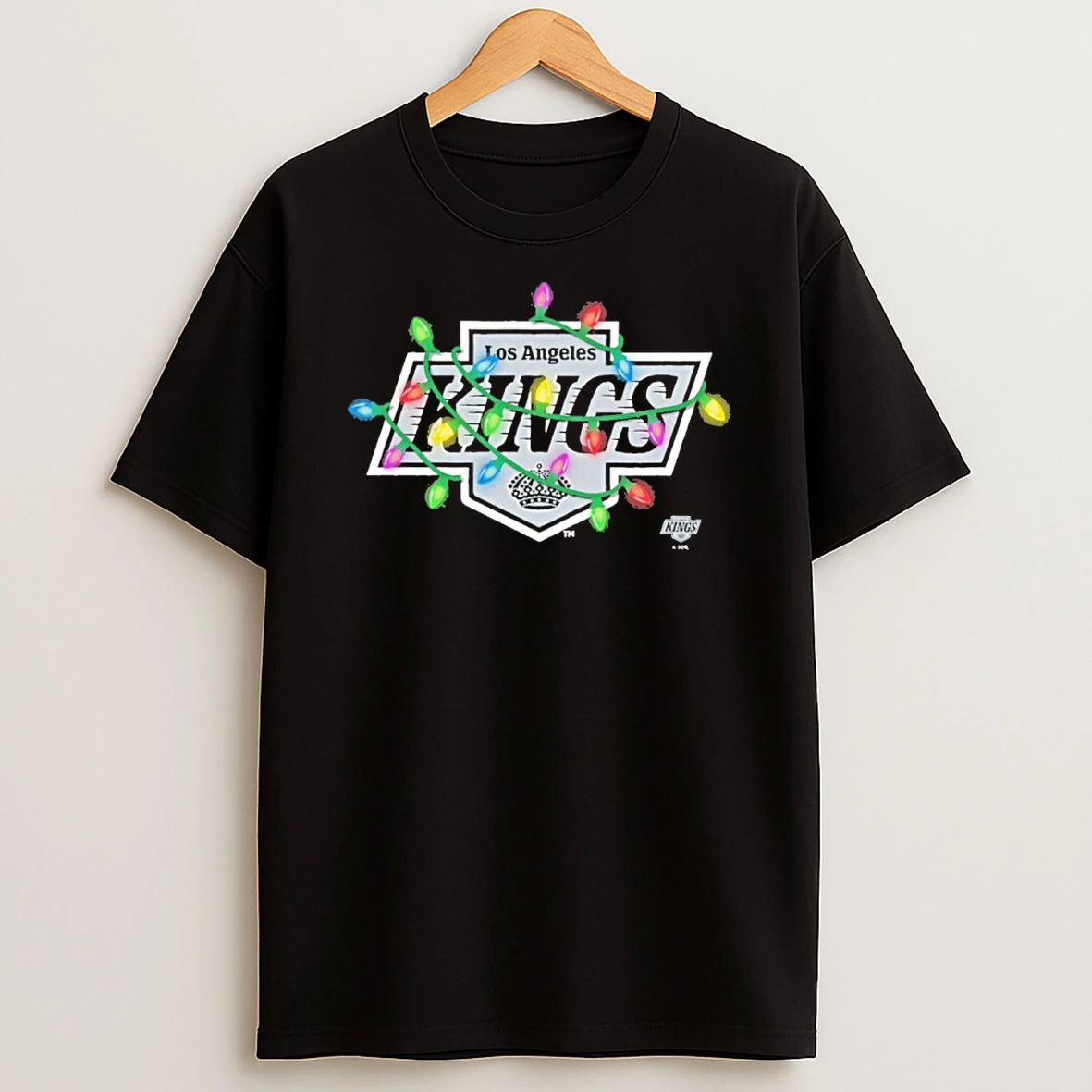 Los Angeles Kings Logo Lights Christmas Tshirt Hoodie