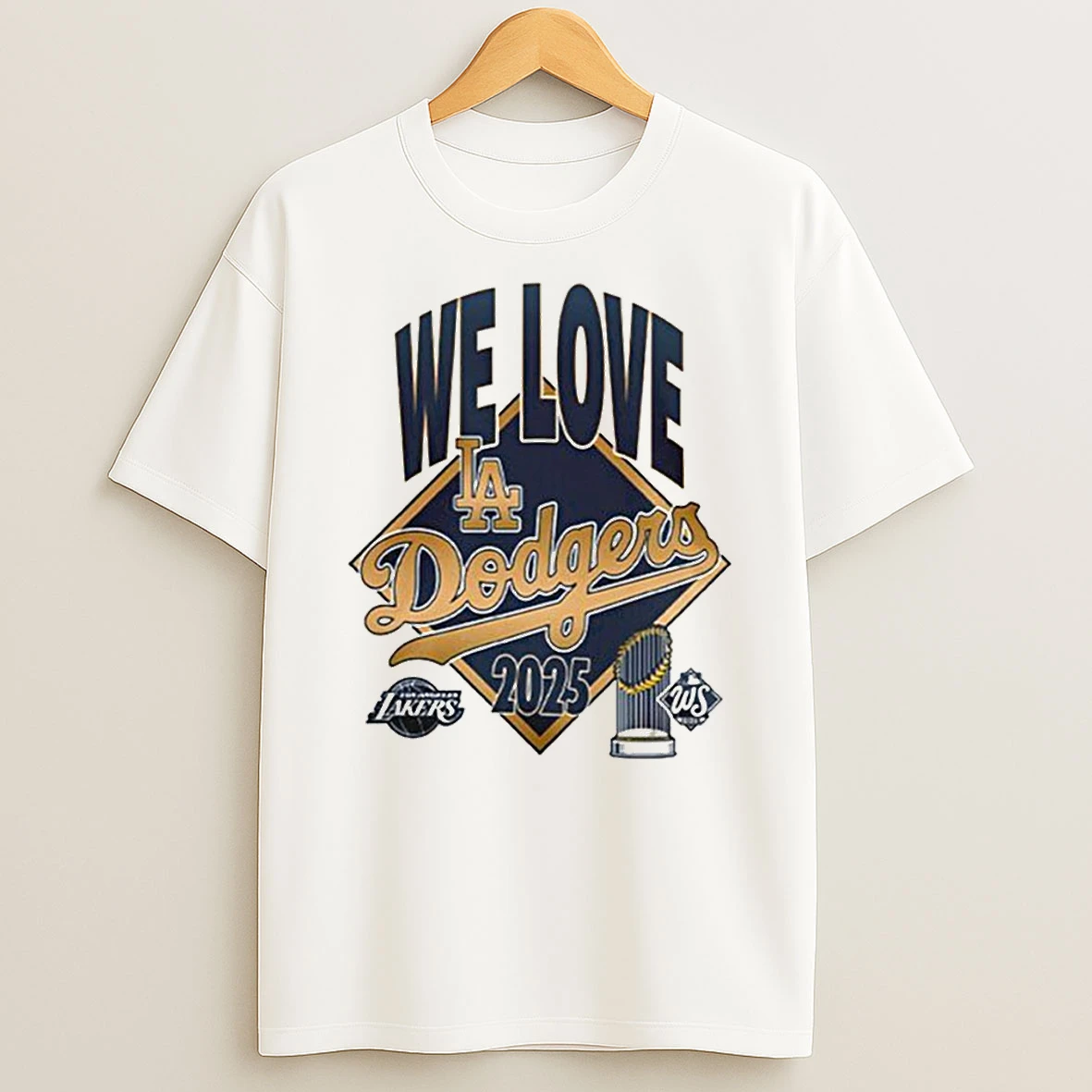 Los Angeles Lakers Celebrated The Champs Dodgers 2025 World Series Tshirt Hoodie