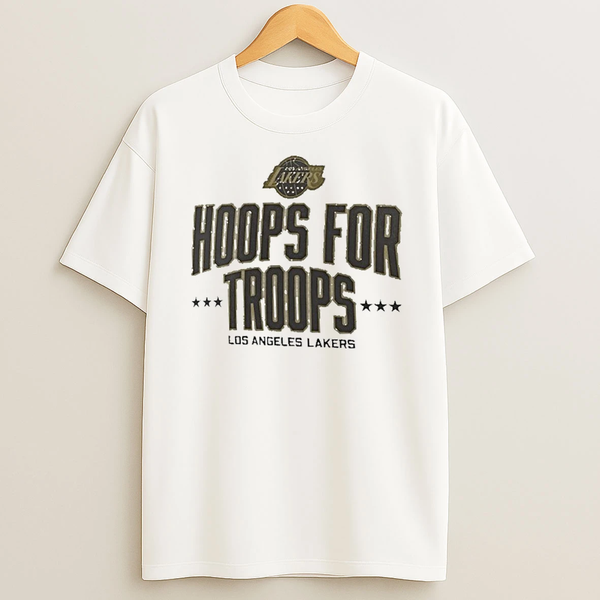 Los Angeles Lakers X Nba Hoops For Troops Tshirt Hoodie