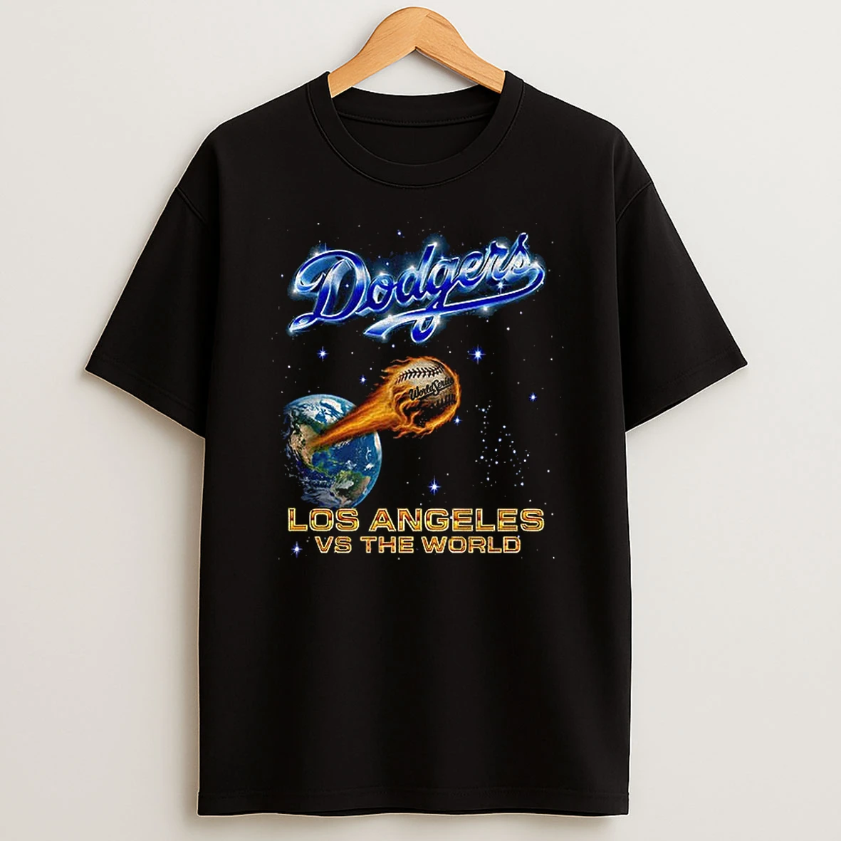 Los Angles Dodgers 2025 Mlb Champions Los Angles Vs The World Tshirt Hoodie