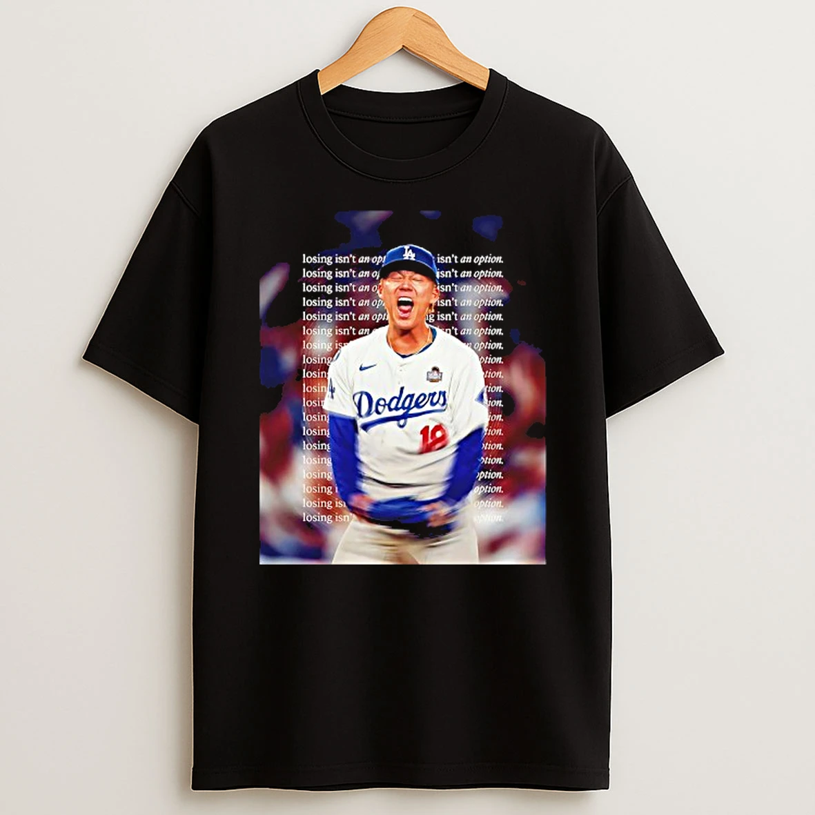 Losing Isnt An Option Yoshinobu Yamamoto Los Angeles Dodgers 2025 World Series Champions Mvp Tshirt Hoodie