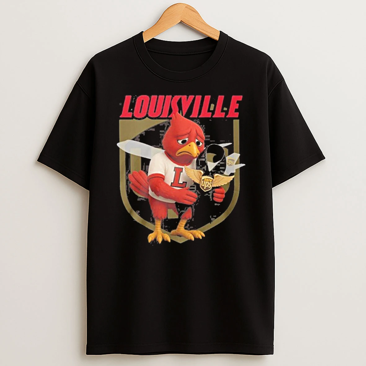 Louisville Cardinals Sad Ups Ribbon Mascot Tshirt Hoodie
