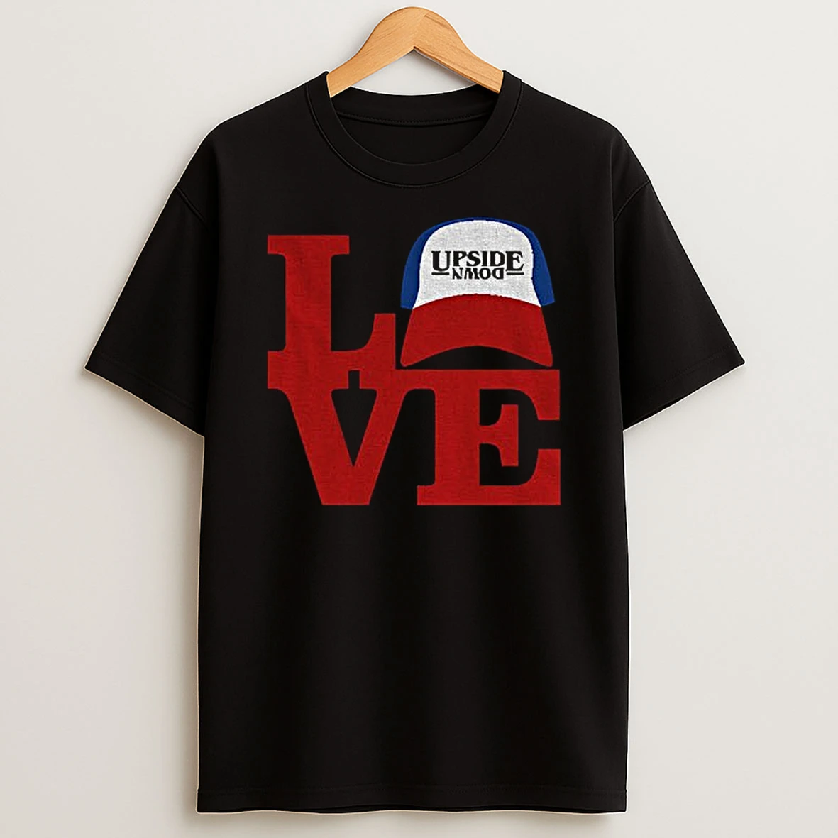 Love Hat Upside Down Stranger Things Tshirt Hoodie