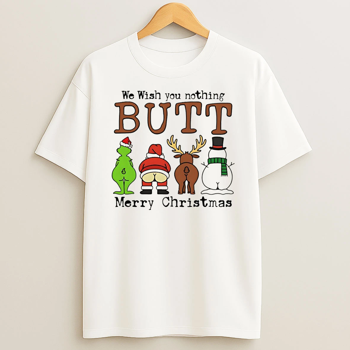 Mpdcwy0y Grinch Santa Claus Ass We Wish You Nothing Butt Merry Christmas Tshirt Hoodie