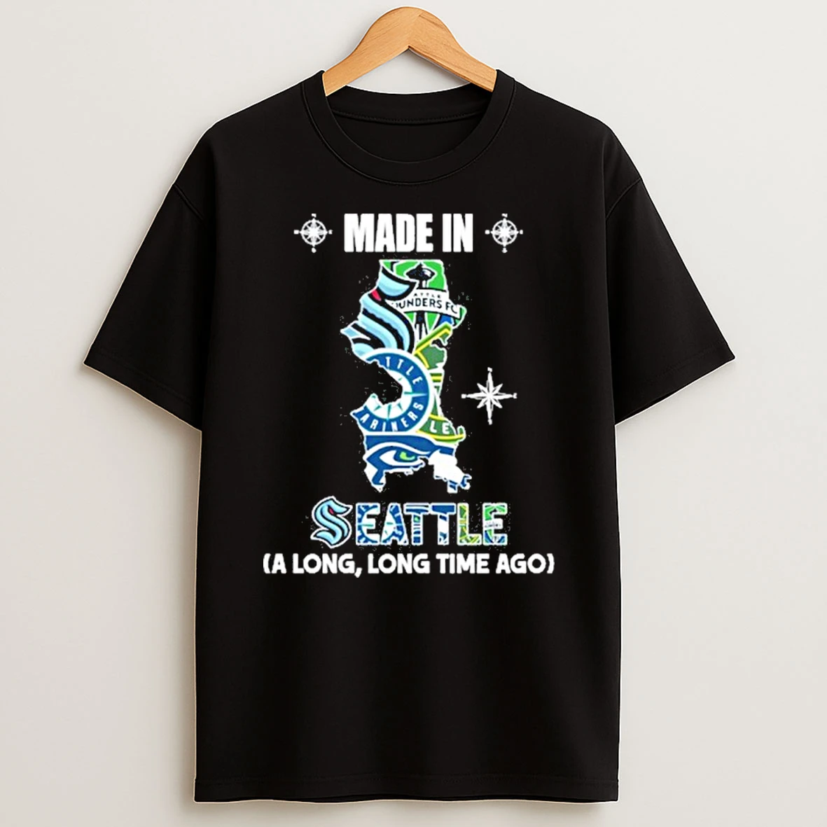 Made In Seattle A Long Long Time Ago Tshirt Hoodie