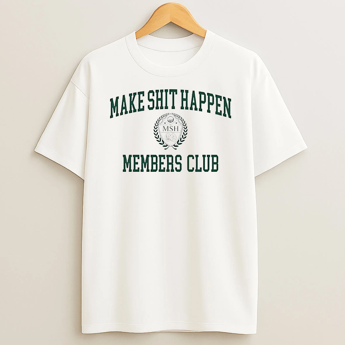 Make Shit Happen Members Club Circle Tshirt Hoodie