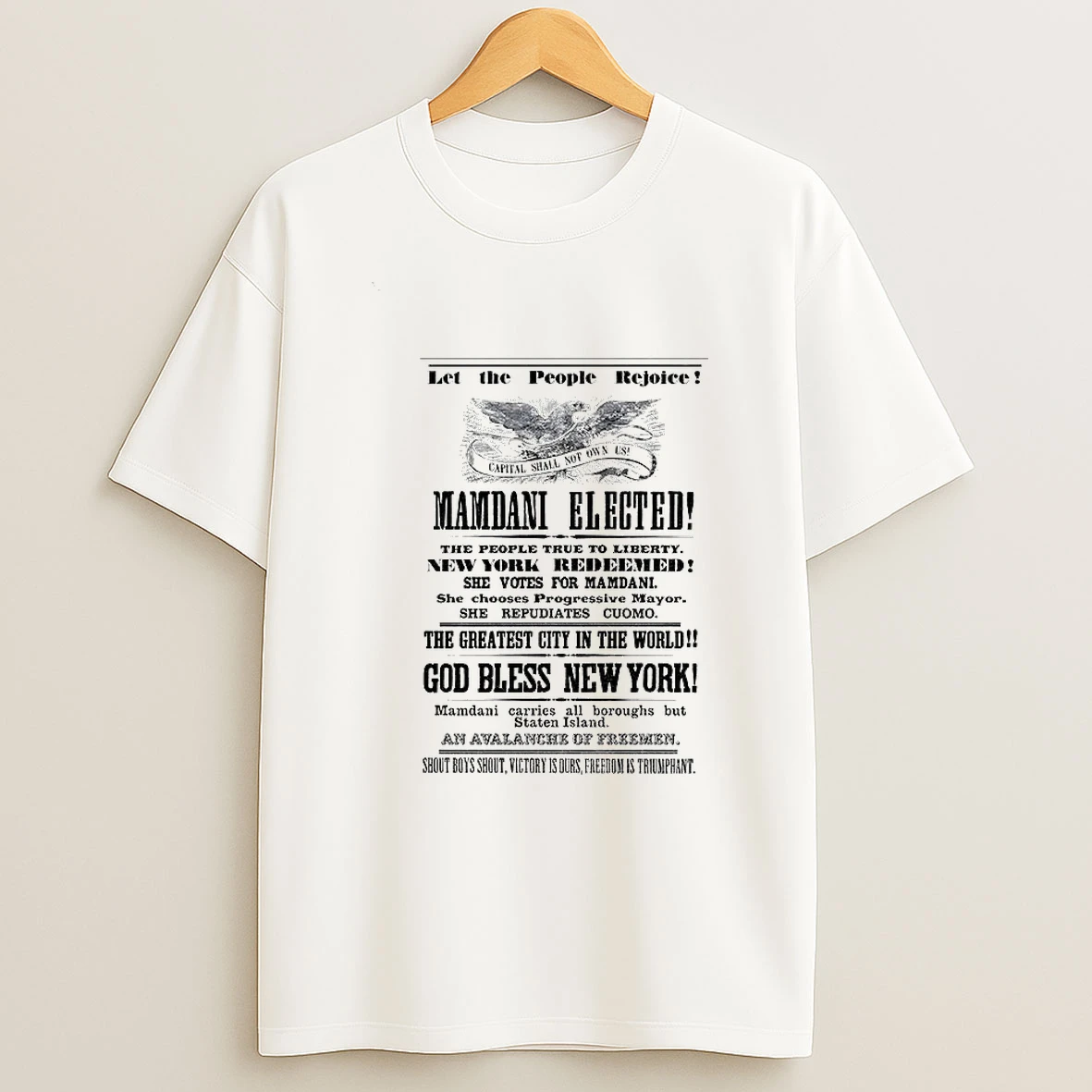 Mamdani Elected 2025 New York Mayor Election Victory Of Zohran Mamdani Tshirt Hoodie