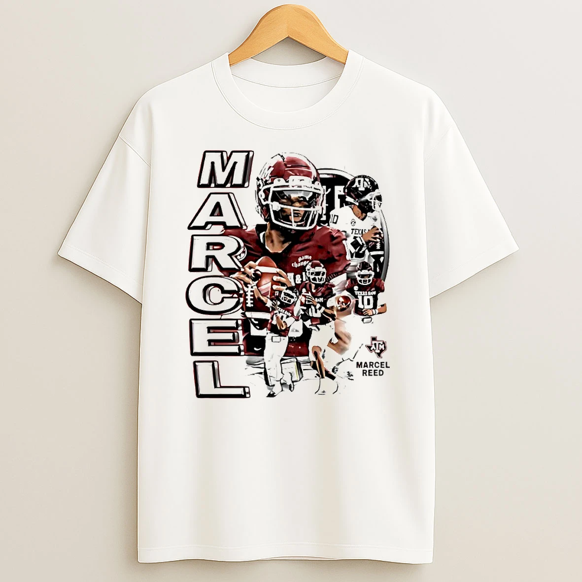 Marcel Reed Texas A And M Aggies Graphic Circle Tshirt Hoodie