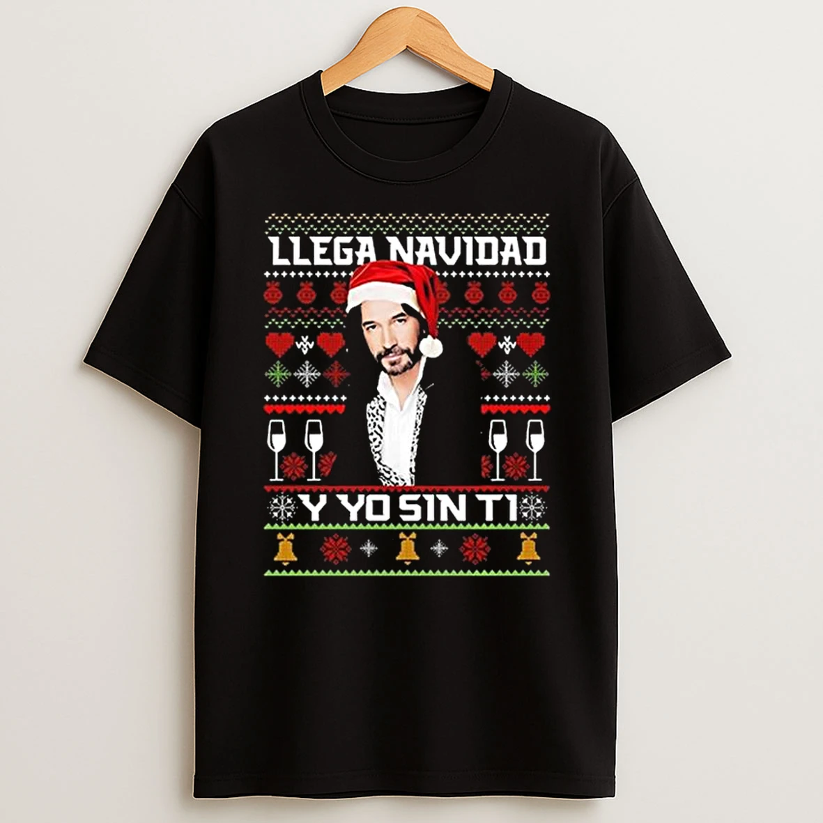 Marco Antonio Solis Llega Navidad Y Yo Sin Ti Christmas Tshirt Hoodie