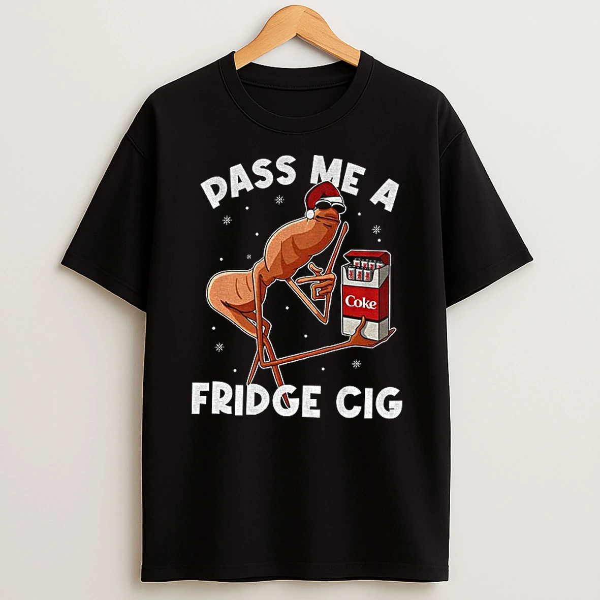Marcus The Worm Pass Me A Fridge Cig Meme Christmas Tshirt Hoodie