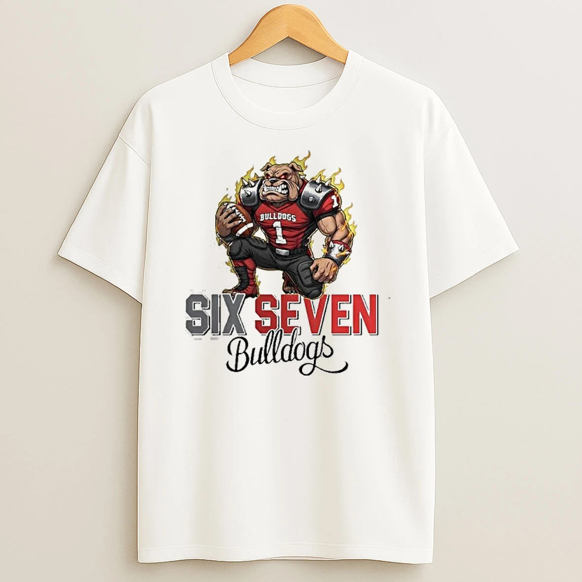 Mascot Six Seven Bulldogs Tshirt Hoodie
