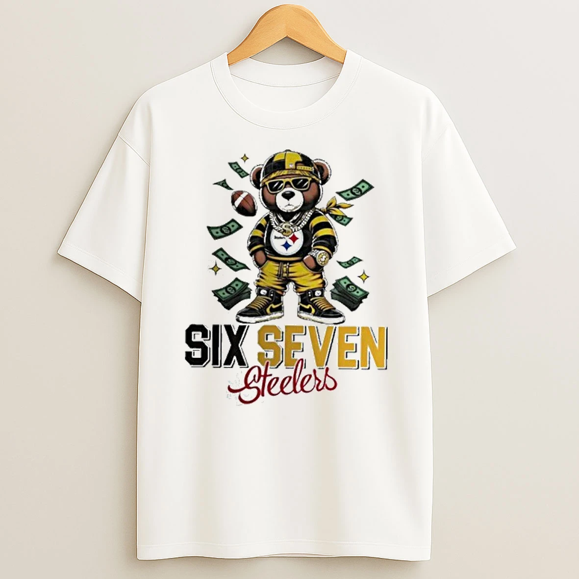 Mascot Six Seven Steelers Tshirt Hoodie